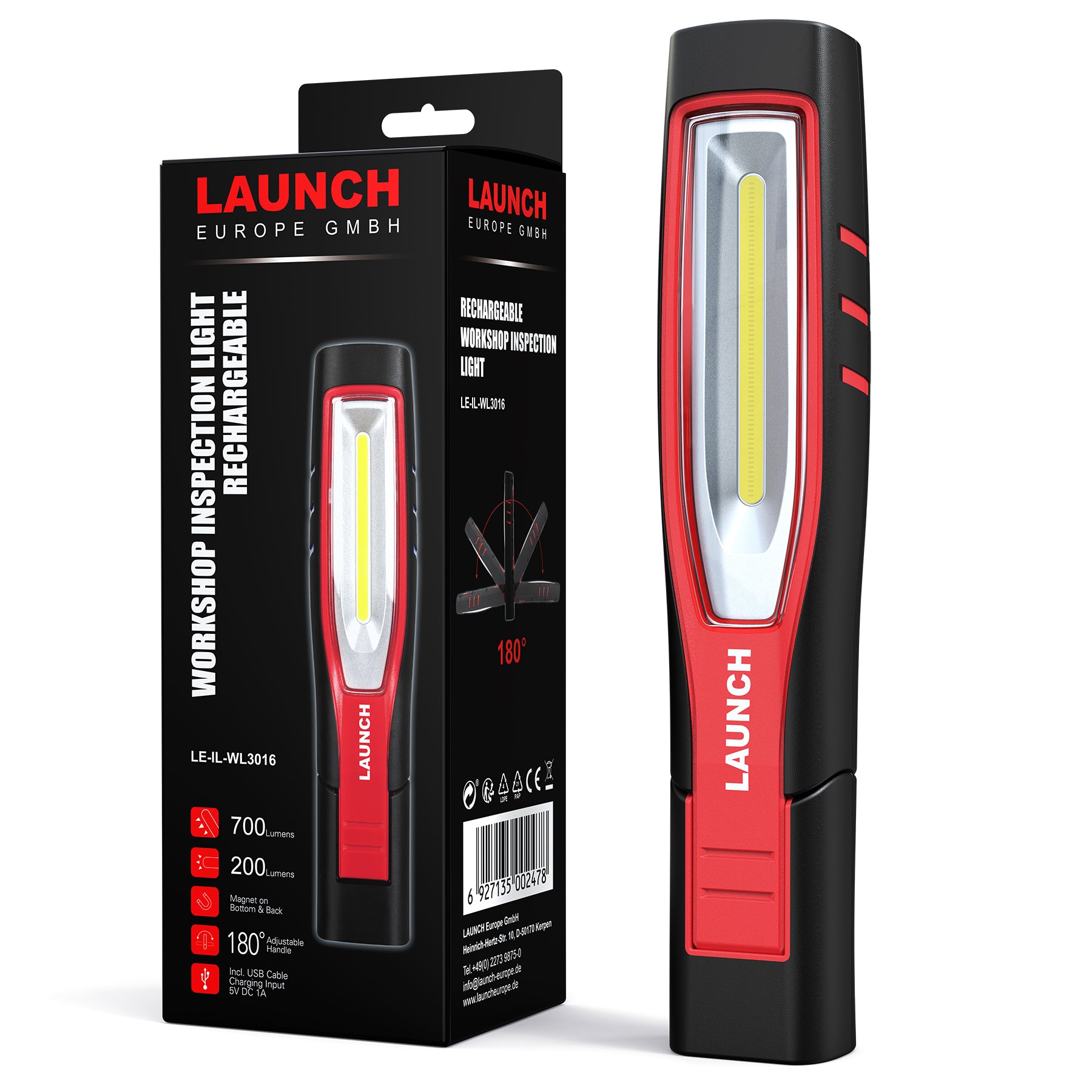 LAUNCH WL3016 LED Workshop Lamp