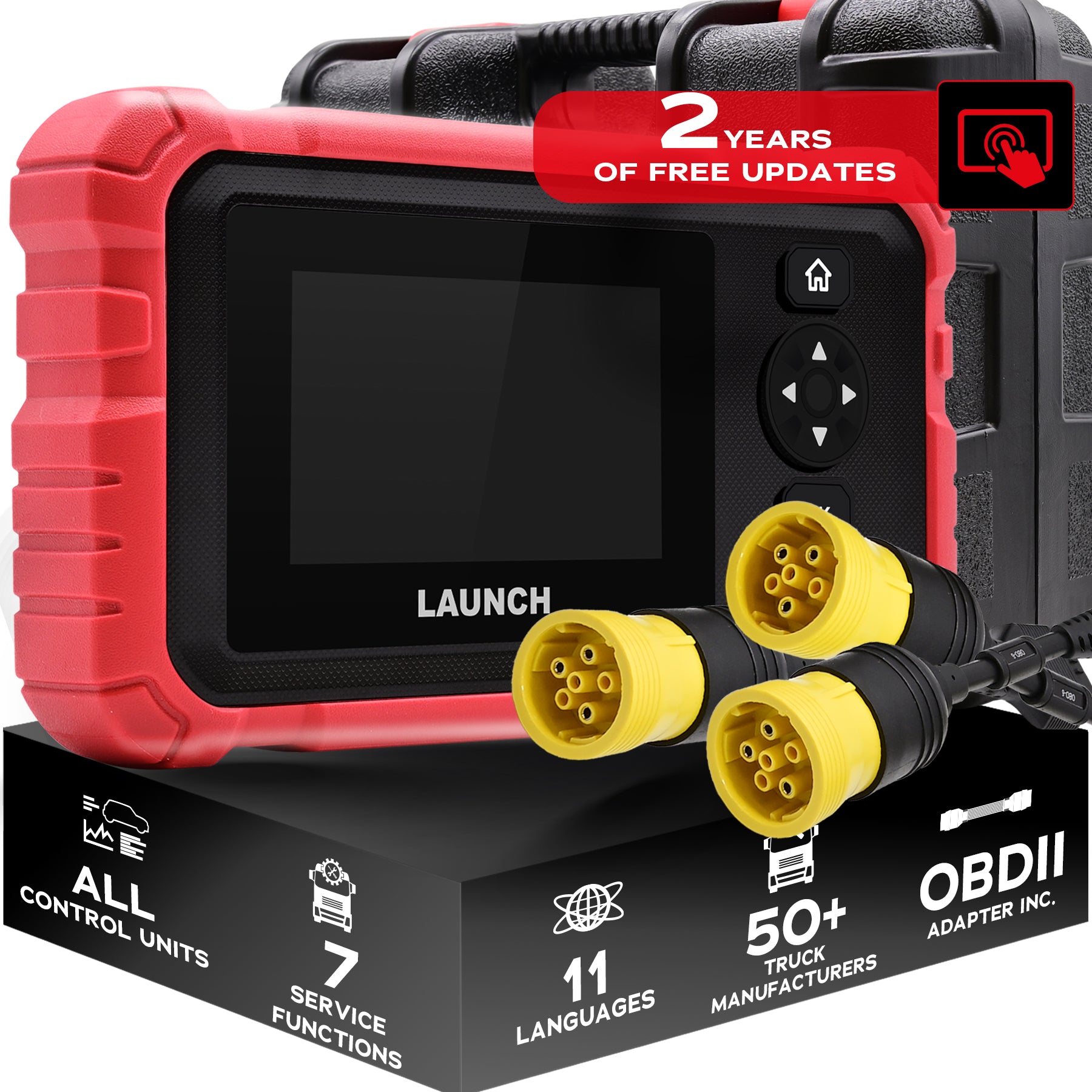 Launch CRP123S HD Heavy Duty Diagnostic Scanner for Trucks