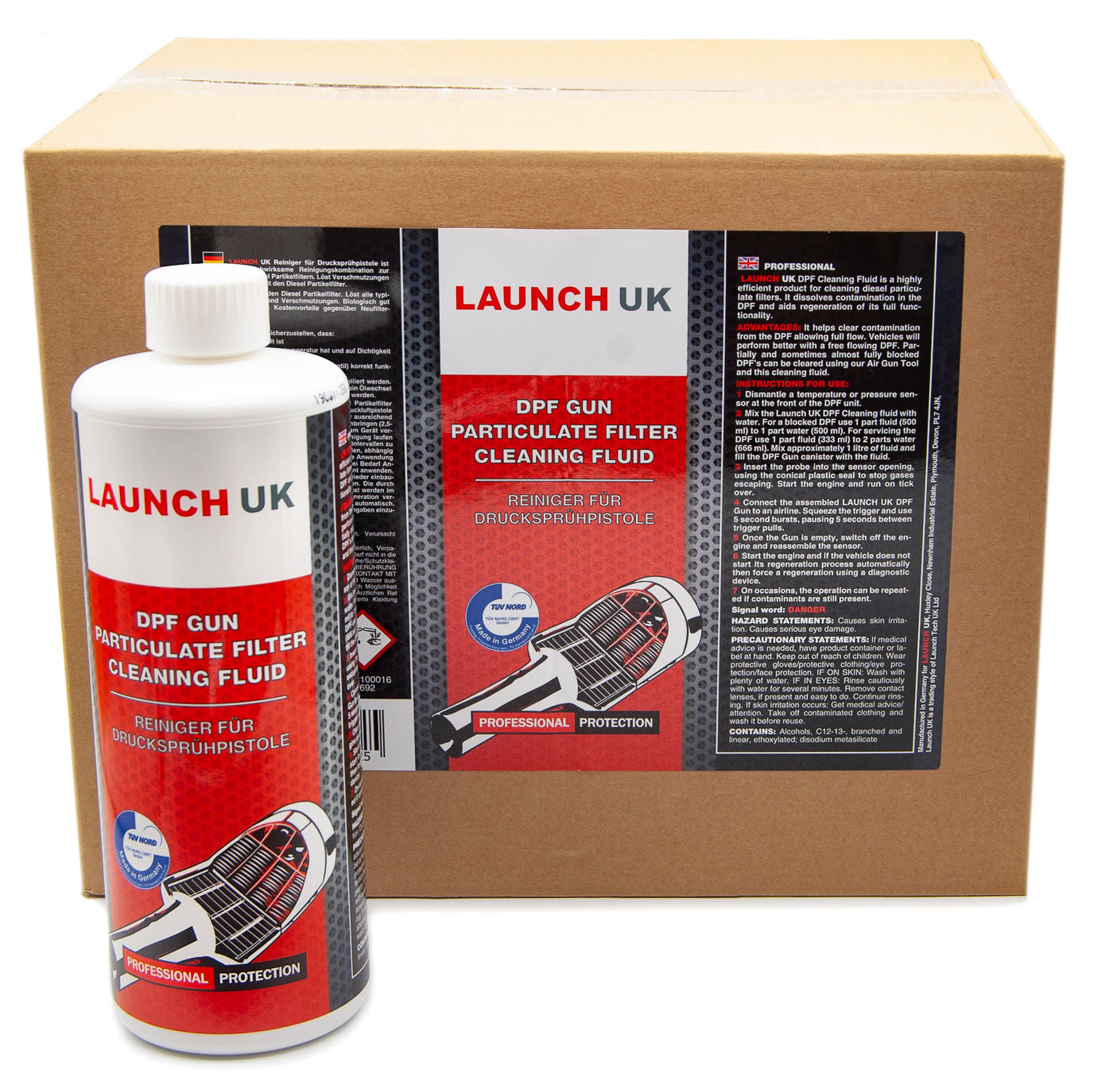 DPF Gun Particulate Filter Cleaning Fluid 1000ml