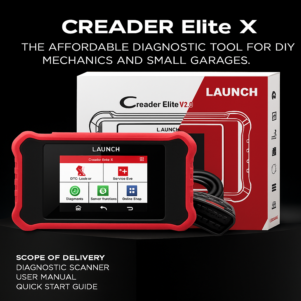 Launch Creader Elite X OBD2 Diagnostic Scanner with Bi-Directional Control