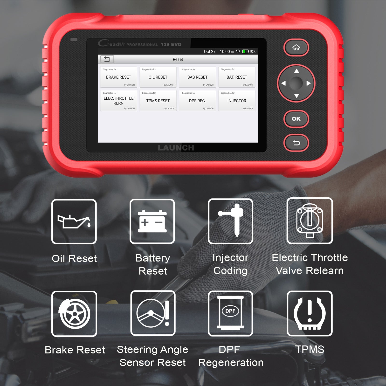 Launch CRP129 EVO V3 OBD2 Diagnostic Scanner